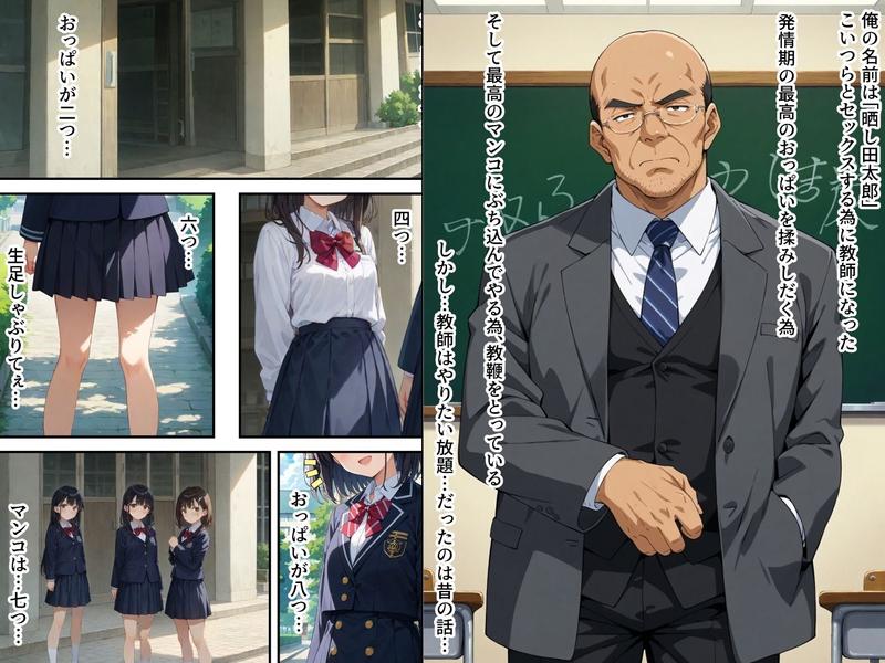 ヤリチン教師の餌食になる発情期ヒロインズ総集編 サンプル画像1